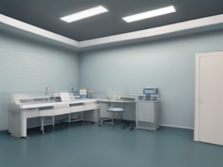 Modern hospital laboratory with medical equipment